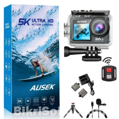 AUSEK 5K ultra HD action camera